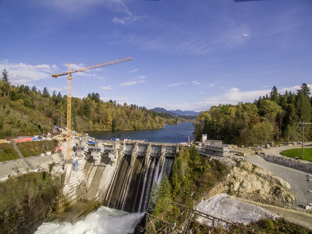 Ruskin dam, BC, Kanada