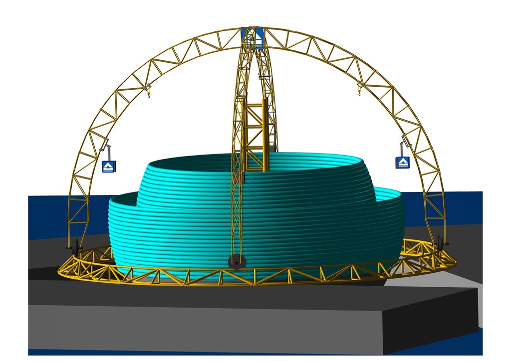 Sophisticated formwork design: the store at the planning stage.