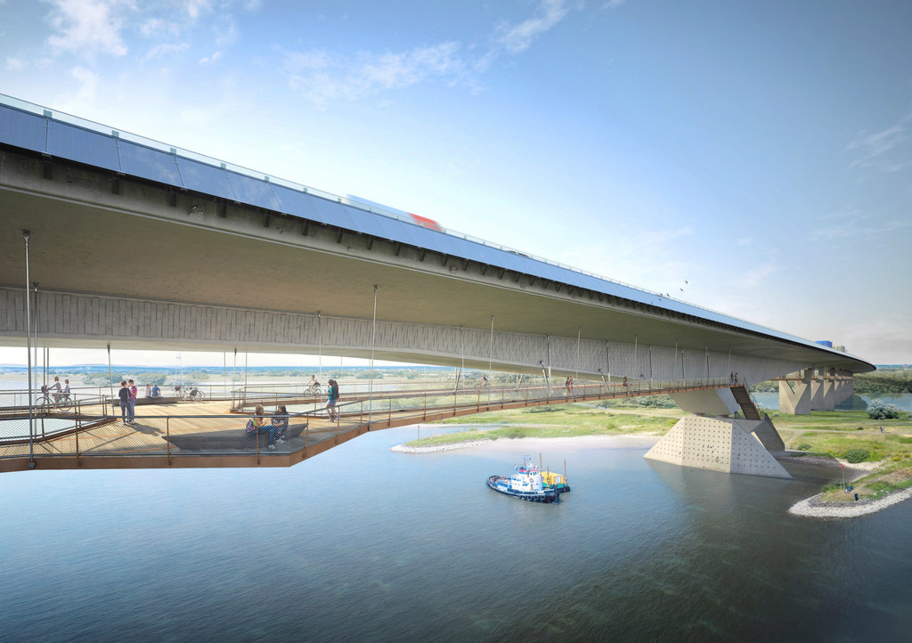 A15 highway, The Netherlands