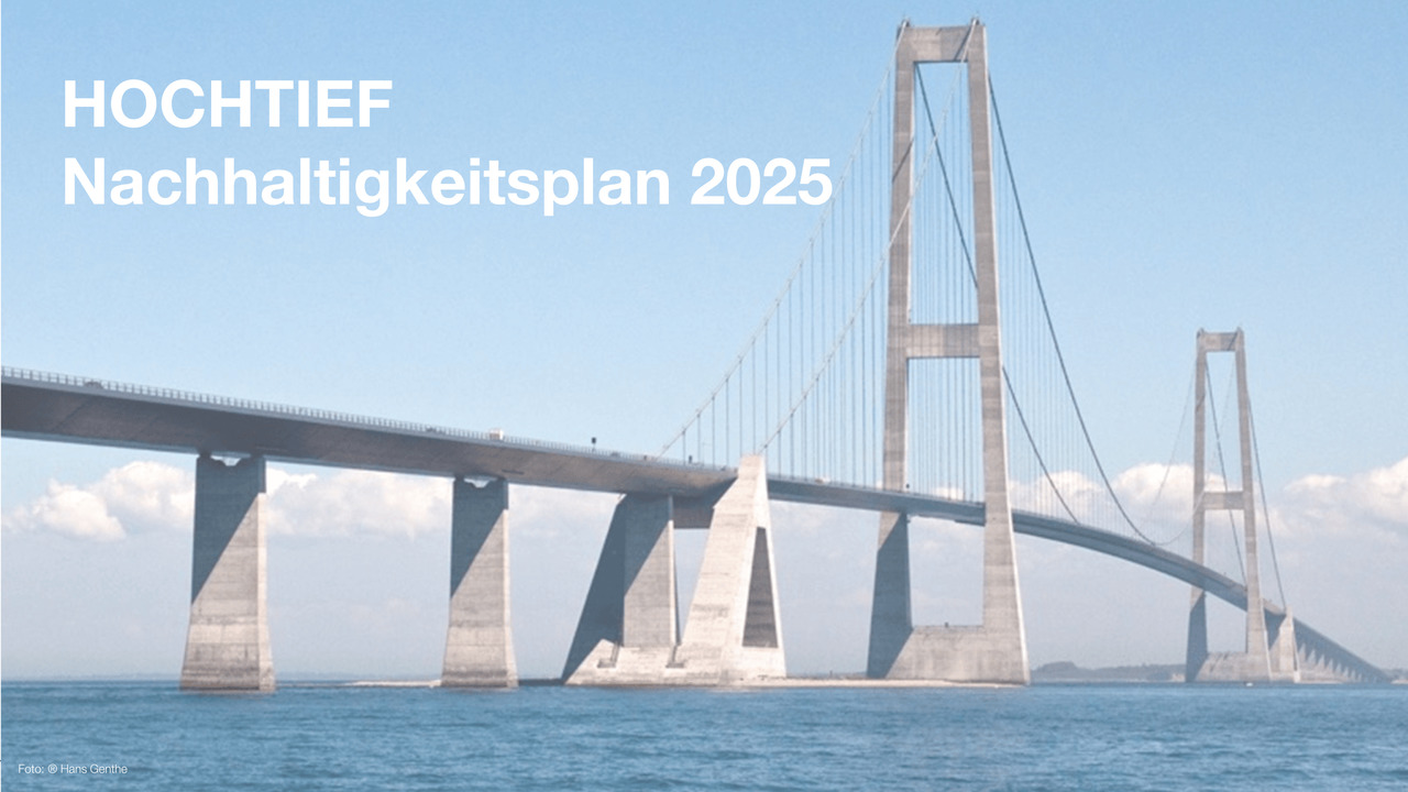 HOCHTIEF Nachhaltigkeitsplan 2025