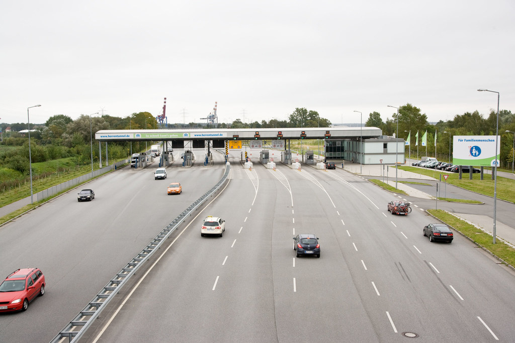 Herrentunnel Mautstation